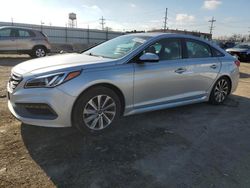 Salvage cars for sale at Chicago Heights, IL auction: 2015 Hyundai Sonata Sport