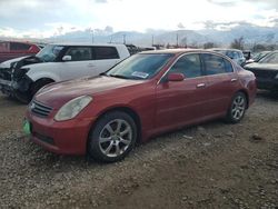 Infiniti salvage cars for sale: 2006 Infiniti G35