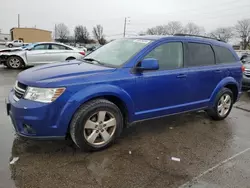 Salvage cars for sale at Moraine, OH auction: 2012 Dodge Journey SXT