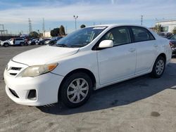 Toyota Corolla salvage cars for sale: 2011 Toyota Corolla Base