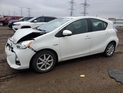 Salvage cars for sale at Elgin, IL auction: 2014 Toyota Prius C