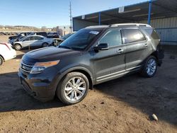 Salvage cars for sale at Colorado Springs, CO auction: 2015 Ford Explorer Limited