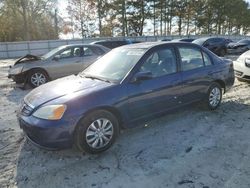 Salvage cars for sale at Loganville, GA auction: 2002 Honda Civic EX