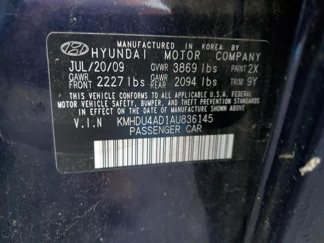 2010 Hyundai Elantra Blue