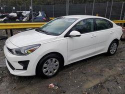 Salvage cars for sale at Waldorf, MD auction: 2023 KIA Rio LX