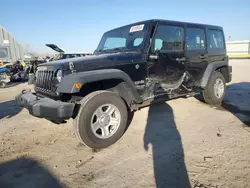 Jeep salvage cars for sale: 2018 Jeep Wrangler Unlimited Sport