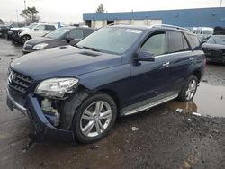 Mercedes-Benz salvage cars for sale: 2015 Mercedes-Benz ML 350 4matic