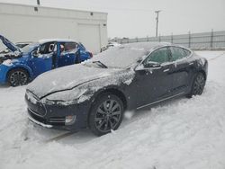 Salvage cars for sale at Farr West, UT auction: 2014 Tesla Model S