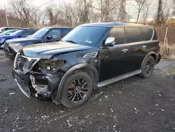 Nissan salvage cars for sale: 2018 Nissan Armada Platinum