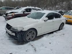 Salvage cars for sale at Marlboro, NY auction: 2015 BMW 550 I