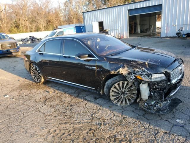 2017 Lincoln Continental Black Label