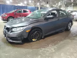 Salvage cars for sale at Woodhaven, MI auction: 2017 Honda Civic LX