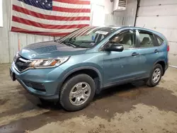 Vehiculos salvage en venta de Copart Lyman, ME: 2015 Honda CR-V LX