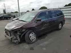 Salvage cars for sale at Miami, FL auction: 2007 Honda Odyssey EX