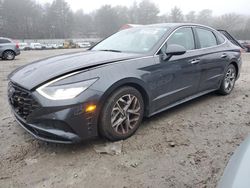 Salvage cars for sale at Mendon, MA auction: 2021 Hyundai Sonata SEL