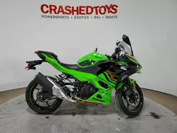 Kawasaki salvage cars for sale: 2024 Kawasaki EX500 A