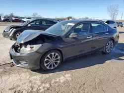 Salvage cars for sale at Kansas City, KS auction: 2014 Honda Accord Sport