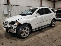 Salvage cars for sale from Copart Pennsburg, PA: 2011 Mercedes-Benz ML 350 4matic