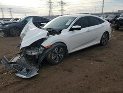 Honda salvage cars for sale: 2017 Honda Civic EX