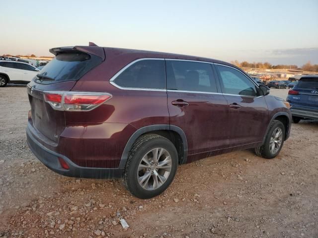 2014 Toyota Highlander LE