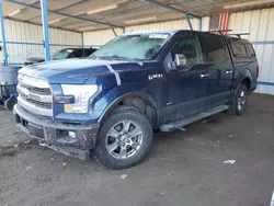 Salvage cars for sale at Colorado Springs, CO auction: 2017 Ford F150 Supercrew