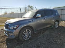 2015 Infiniti QX80 en venta en Houston, TX