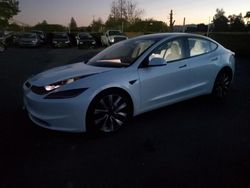 Salvage cars for sale at auction: 2025 Tesla Model 3