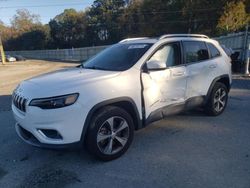 Salvage cars for sale from Copart Savannah, GA: 2019 Jeep Cherokee Limited