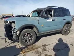 2022 Ford Bronco Sport Badlands en venta en Grand Prairie, TX