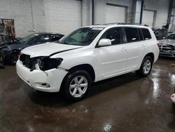 Salvage cars for sale at Ham Lake, MN auction: 2010 Toyota Highlander SE