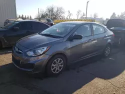 Salvage cars for sale at Woodburn, OR auction: 2014 Hyundai Accent GLS