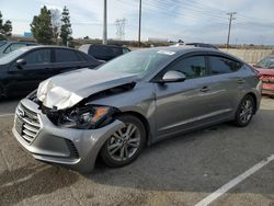 Salvage cars for sale at Rancho Cucamonga, CA auction: 2018 Hyundai Elantra SEL