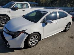 Toyota Corolla le salvage cars for sale: 2022 Toyota Corolla LE