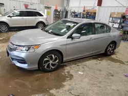 2017 Honda Accord LX en venta en Mcfarland, WI