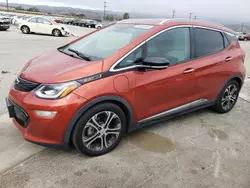 Salvage cars for sale at Van Nuys, CA auction: 2020 Chevrolet Bolt EV Premier