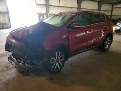 Salvage cars for sale at Graham, WA auction: 2018 KIA Sportage EX