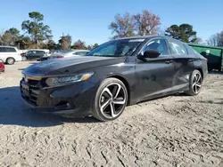 Vehiculos salvage en venta de Copart Hampton, VA: 2021 Honda Accord Sport