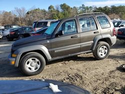 Salvage cars for sale at Seaford, DE auction: 2005 Jeep Liberty Sport