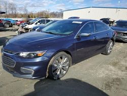 Chevrolet salvage cars for sale: 2016 Chevrolet Malibu Premier