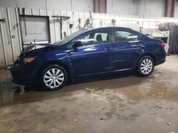 Salvage cars for sale at Elgin, IL auction: 2013 Toyota Corolla Base