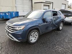 Salvage cars for sale at Woodburn, OR auction: 2022 Volkswagen Atlas Cross Sport SE