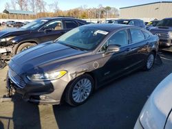 Salvage cars for sale at Spartanburg, SC auction: 2016 Ford Fusion SE Phev