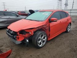 Salvage cars for sale at Elgin, IL auction: 2013 Ford Focus ST