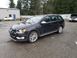 Salvage cars for sale at auction: 2017 Volkswagen Golf Alltrack S