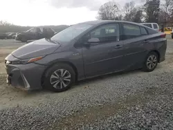 Toyota Prius salvage cars for sale: 2018 Toyota Prius Prime