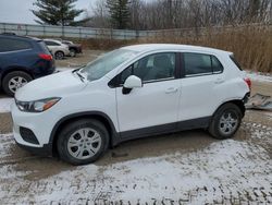 Salvage cars for sale at Davison, MI auction: 2018 Chevrolet Trax LS