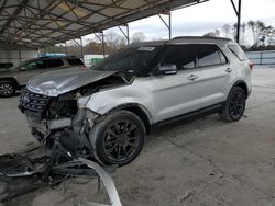 Salvage cars for sale at Cartersville, GA auction: 2017 Ford Explorer XLT