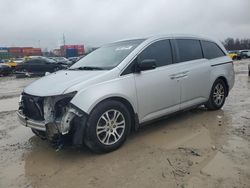 Salvage cars for sale at Columbus, OH auction: 2012 Honda Odyssey EXL