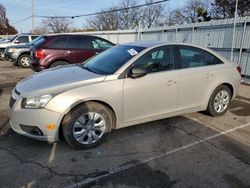 Salvage cars for sale at Moraine, OH auction: 2012 Chevrolet Cruze LS