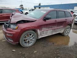 Salvage cars for sale at Woodhaven, MI auction: 2020 Jeep Grand Cherokee Limited